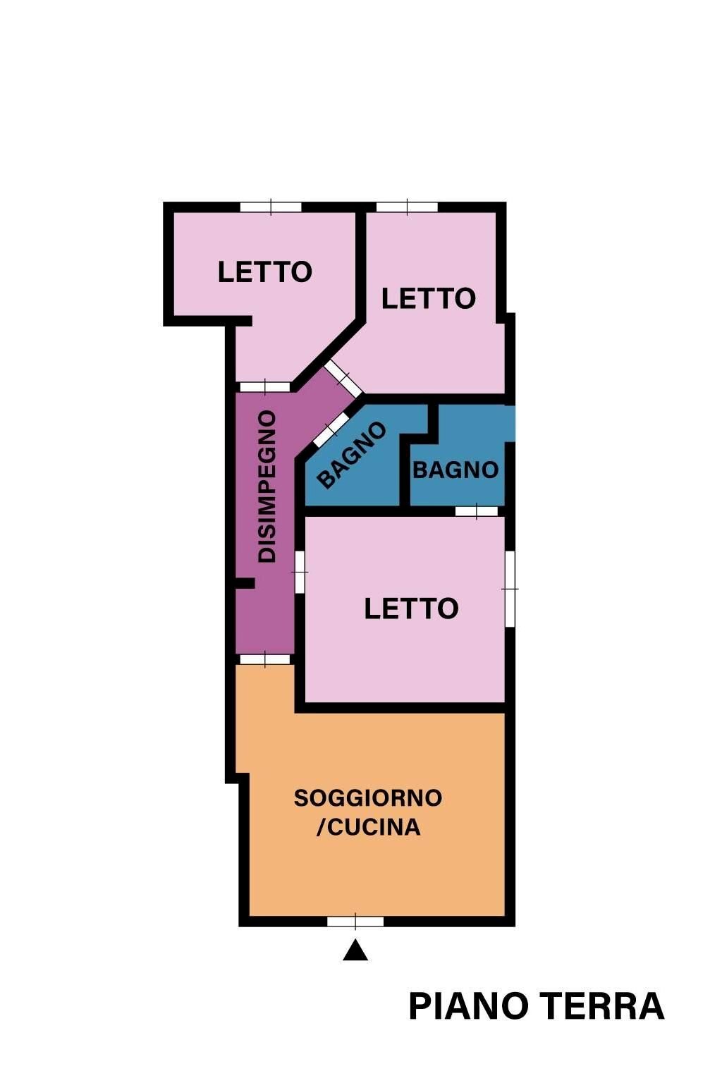 Villa via Brando Brandi, Forlì - planimetria 1