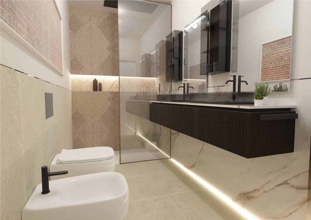 Bagno - Trilocale viale Amerigo Vespucci, Forlì - foto 2