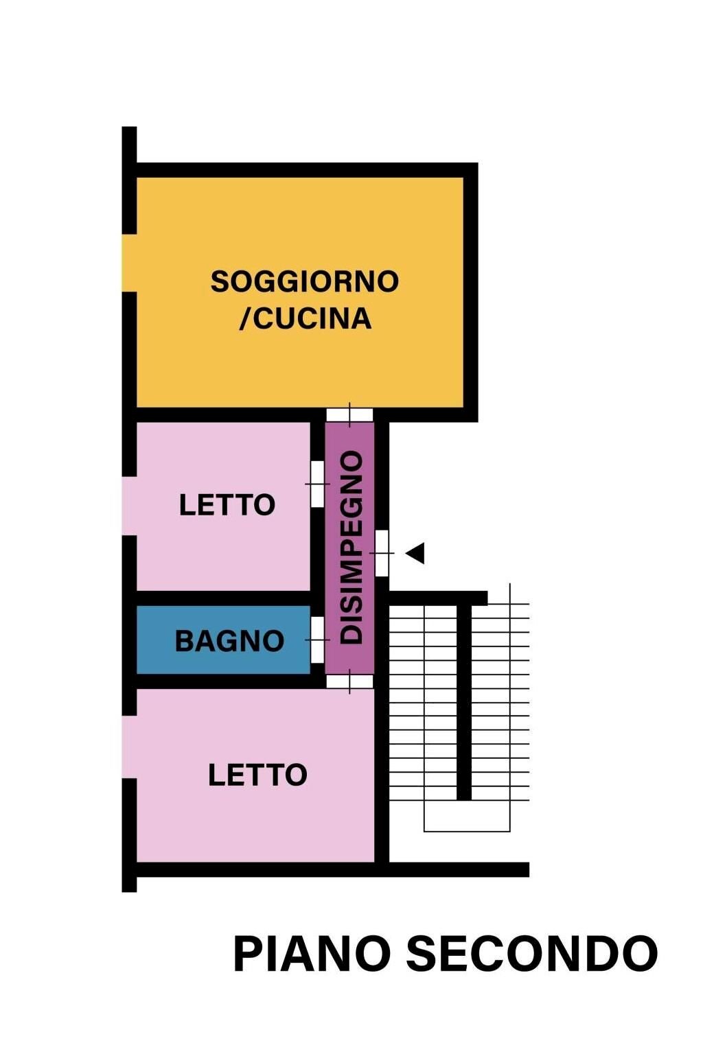 Trilocale viale Amerigo Vespucci, Forlì - planimetria 1
