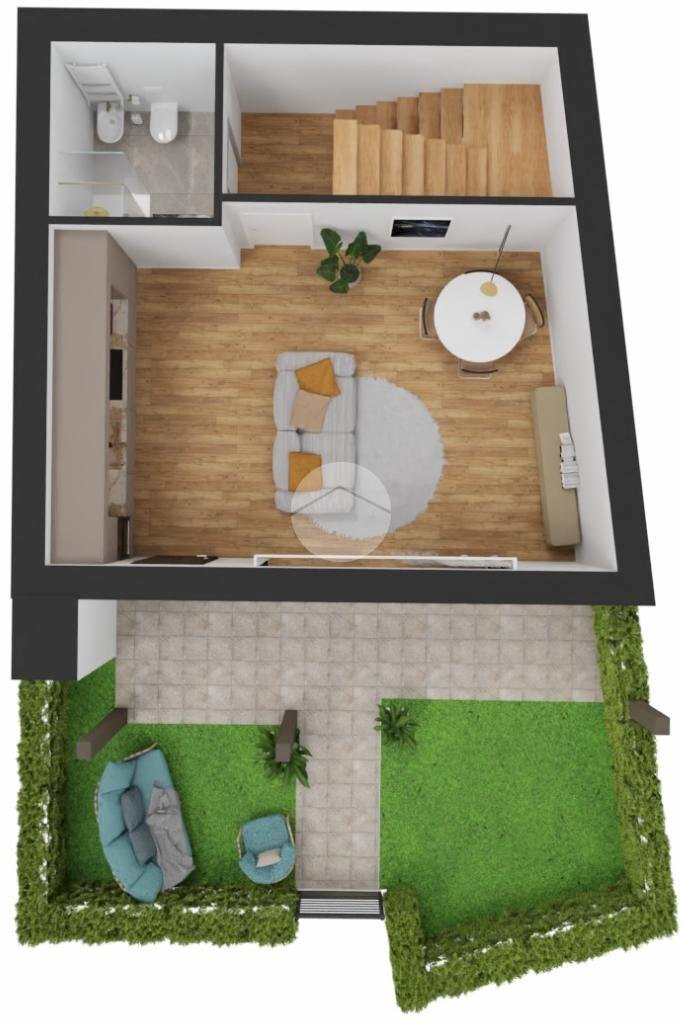 Terraced Villa Via G. Mazzini, Rivoli - floor plans 1
