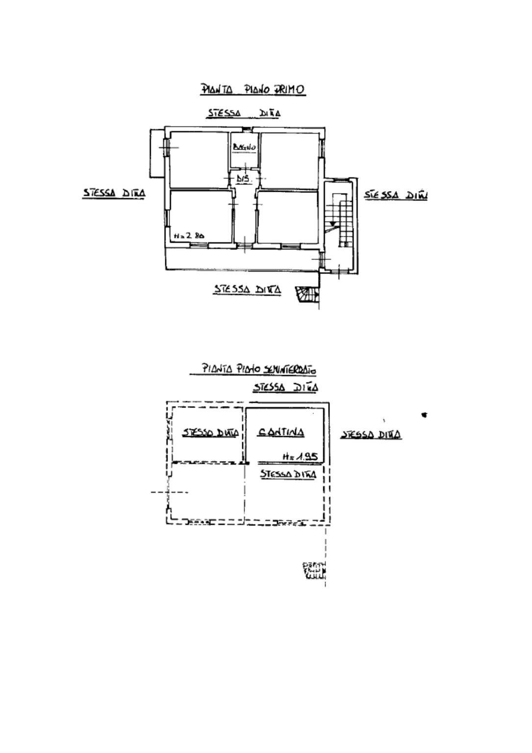 Villa via Monte Nebin, Villar San Costanzo - planimetria 1