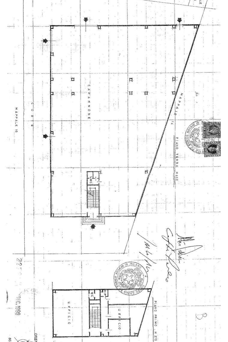 Capannone via per Castellanza, Legnano - planimetria 1
