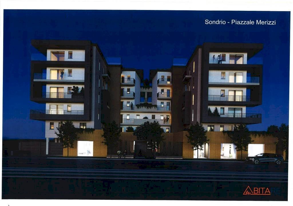 Vista - Trilocale piazzale Giovanni Merizzi, Sondrio - foto 1