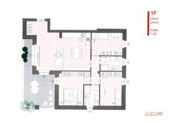 Planimetria - Bilocale piazzale Giovanni Merizzi, Sondrio - foto 5