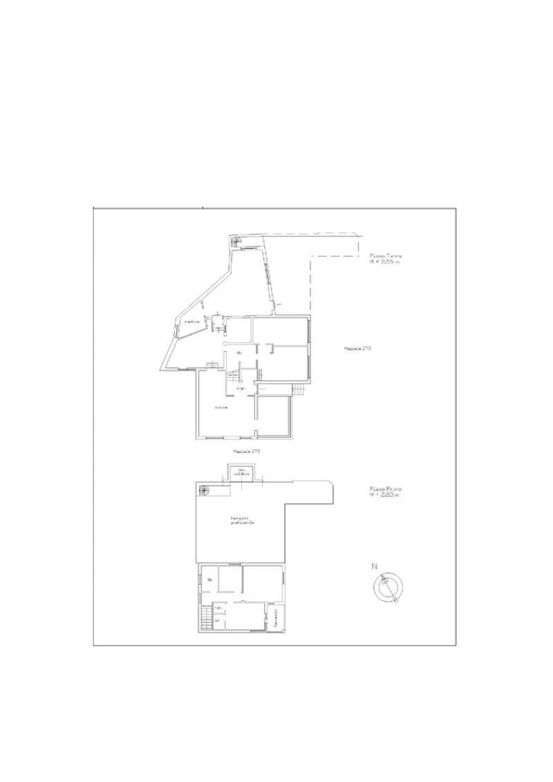 Planimetria - Villa via dei Caduti, 85, Leivi - planimetria 1