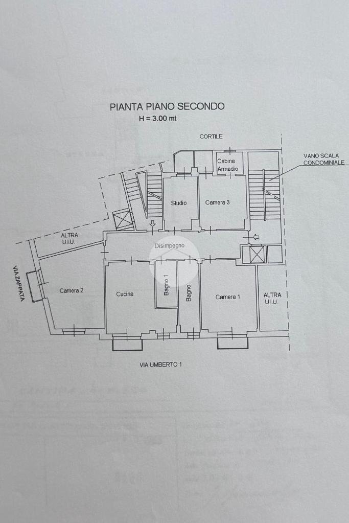 Apartment Via Umberto I, Carignano - floor plans 1
