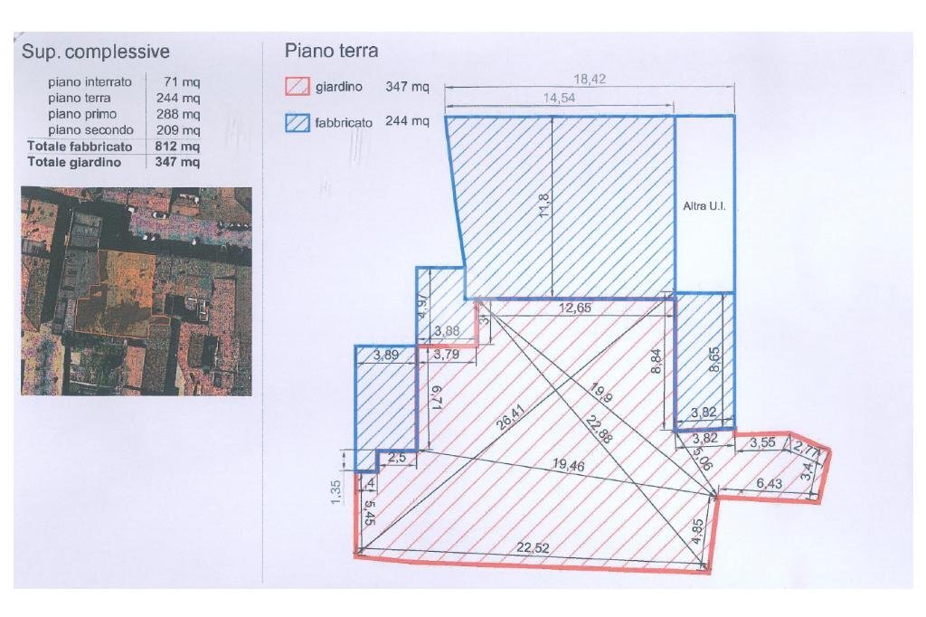Casa semi indipendente Piazza amati, Savignano sul Rubicone - planimetria 1