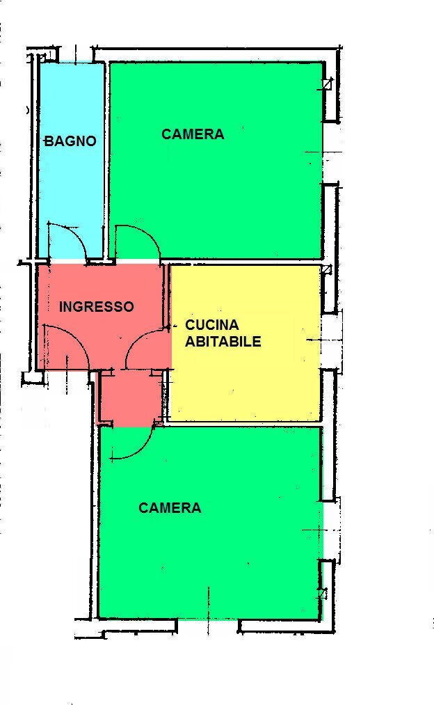 Appartamento Bologna - planimetria 1