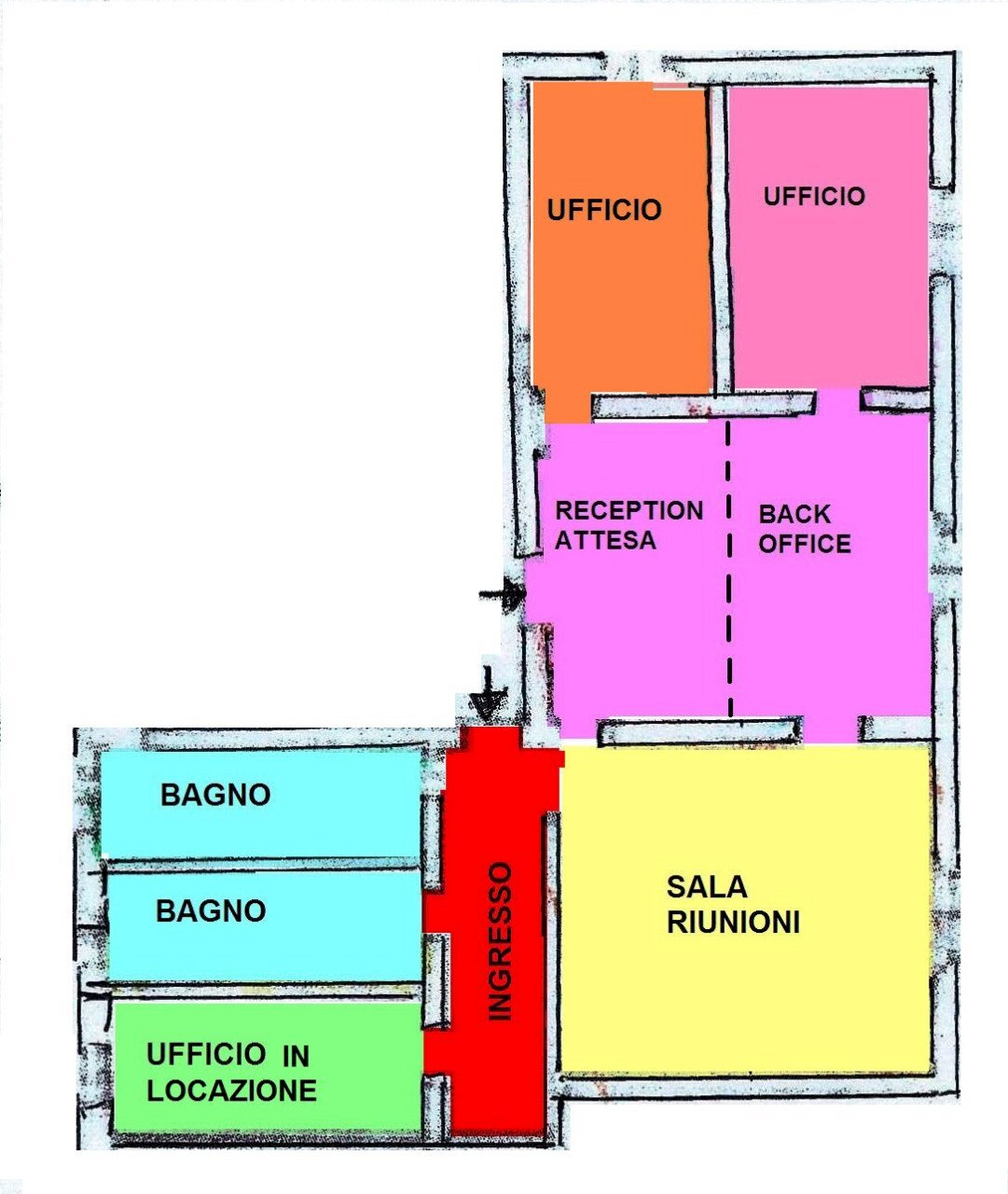 Ufficio Bologna - planimetria 1