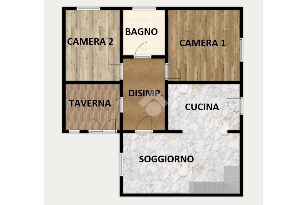 Casa semi indipendente Via Martiri Del Turchino, Busalla - planimetria 1