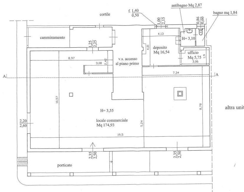 Negozio Statte - planimetria 1