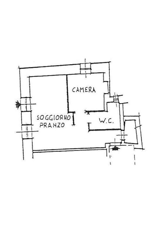 Bilocale Località Blavy, 32, Roisan - planimetria 1
