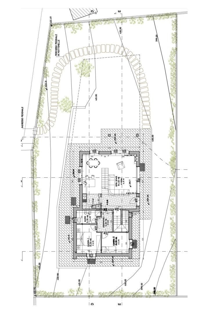 Villa via Monviso, 4, Ponteranica - planimetria 1
