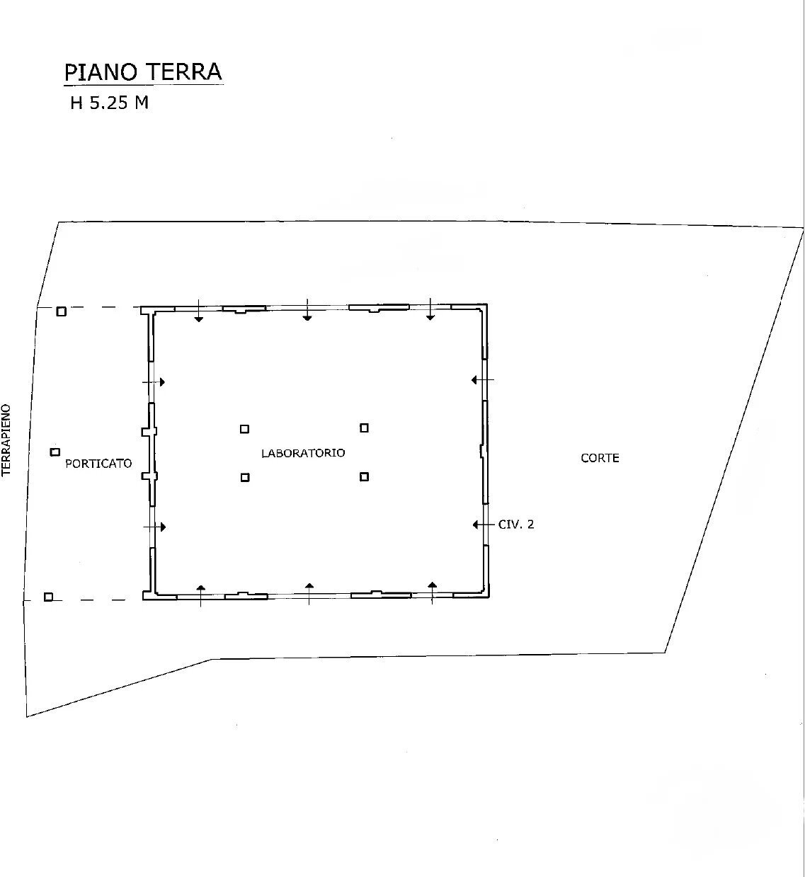 Planimetria - Capannone san quirico, Carasco - foto 1