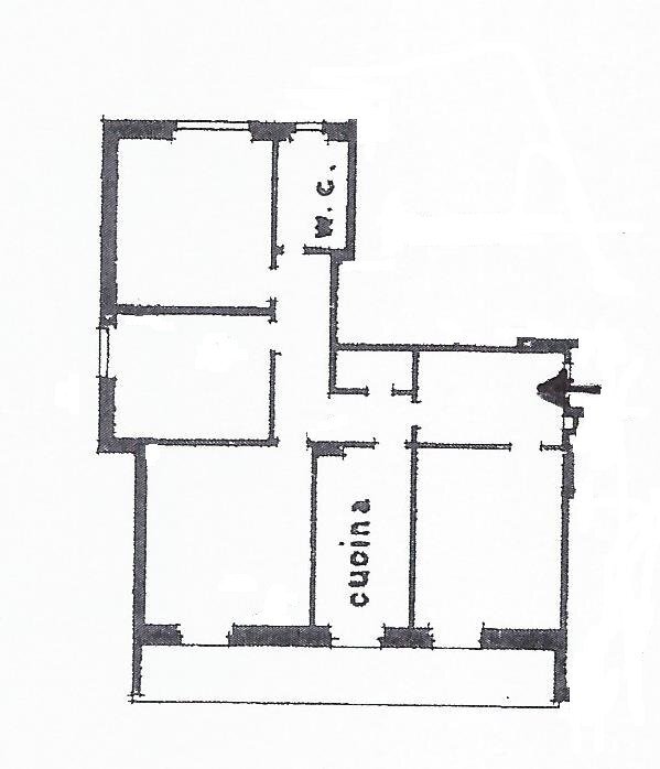 Appartamento via Filippo Cevasco, 16149, Genova (zona Sampierdarena) - planimetria 1