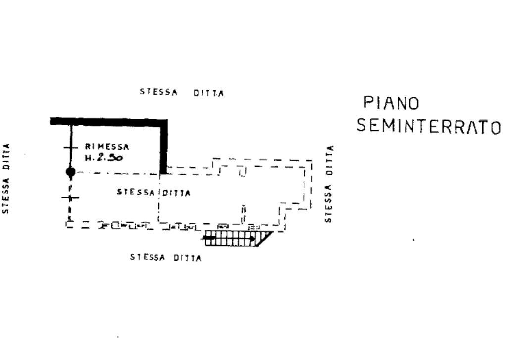 Semi-detached house Frazione bertole', Traves - floor plans 1