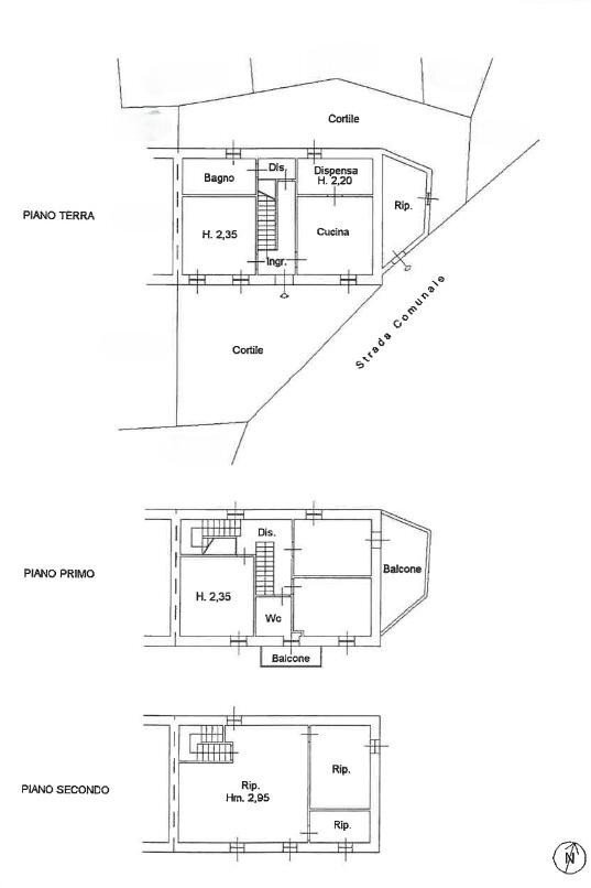 Casa indipendente Frazione Cella, Varzi - planimetria 1