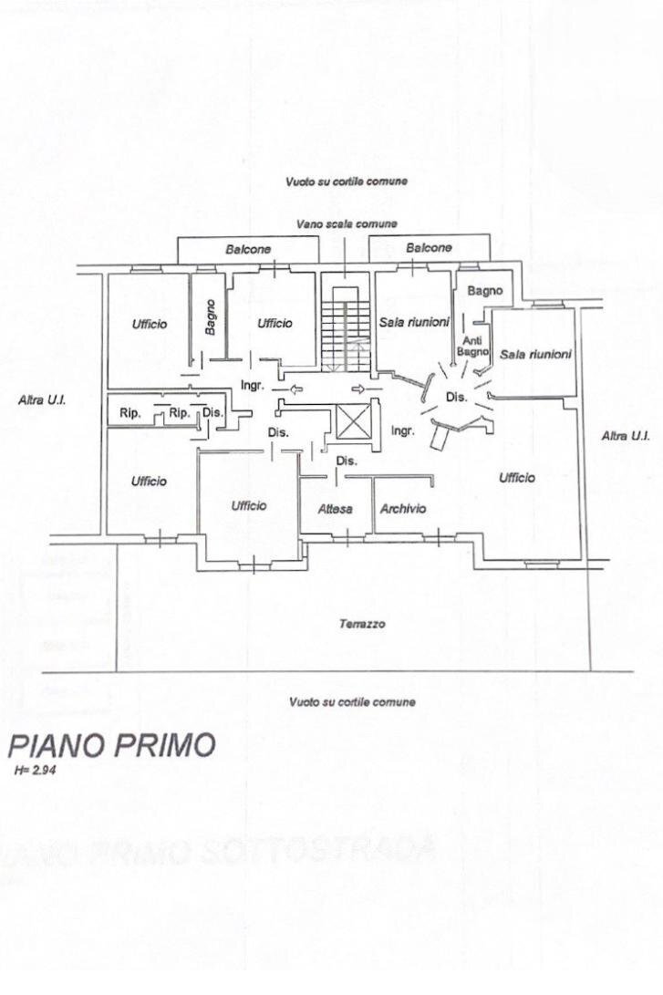 Ufficio corso Alessandria, Tortona - planimetria 1