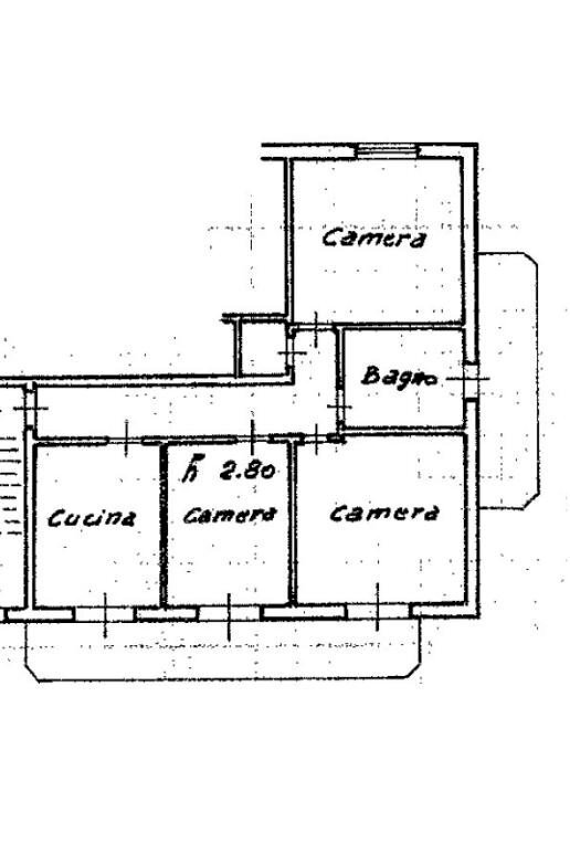 Quadrilocale via Giovanni XXIII, 13, Beinette - planimetria 1