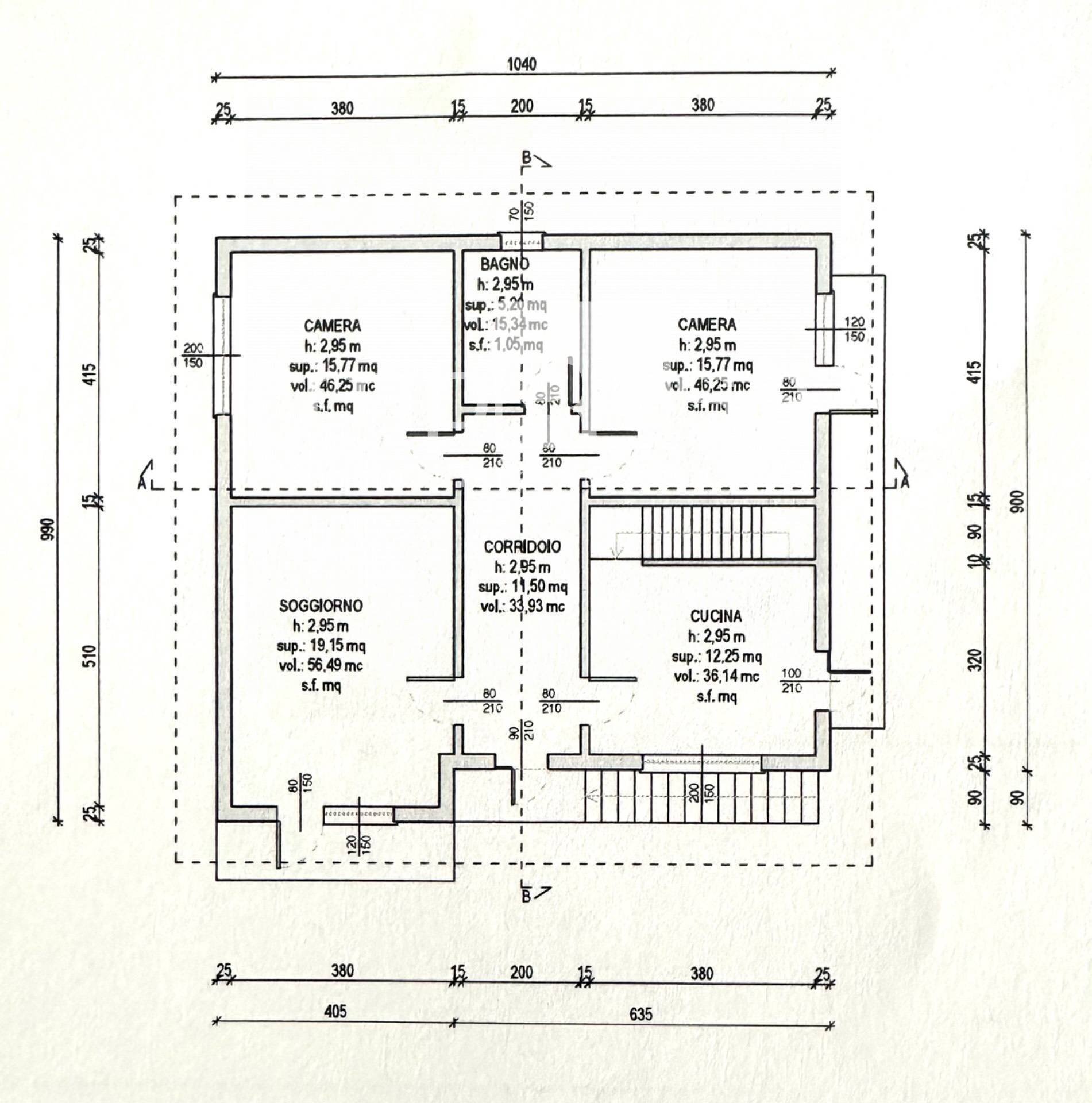 Foto 6 - Independent house Via Fontane
 
40, Villorba - floor plans 1