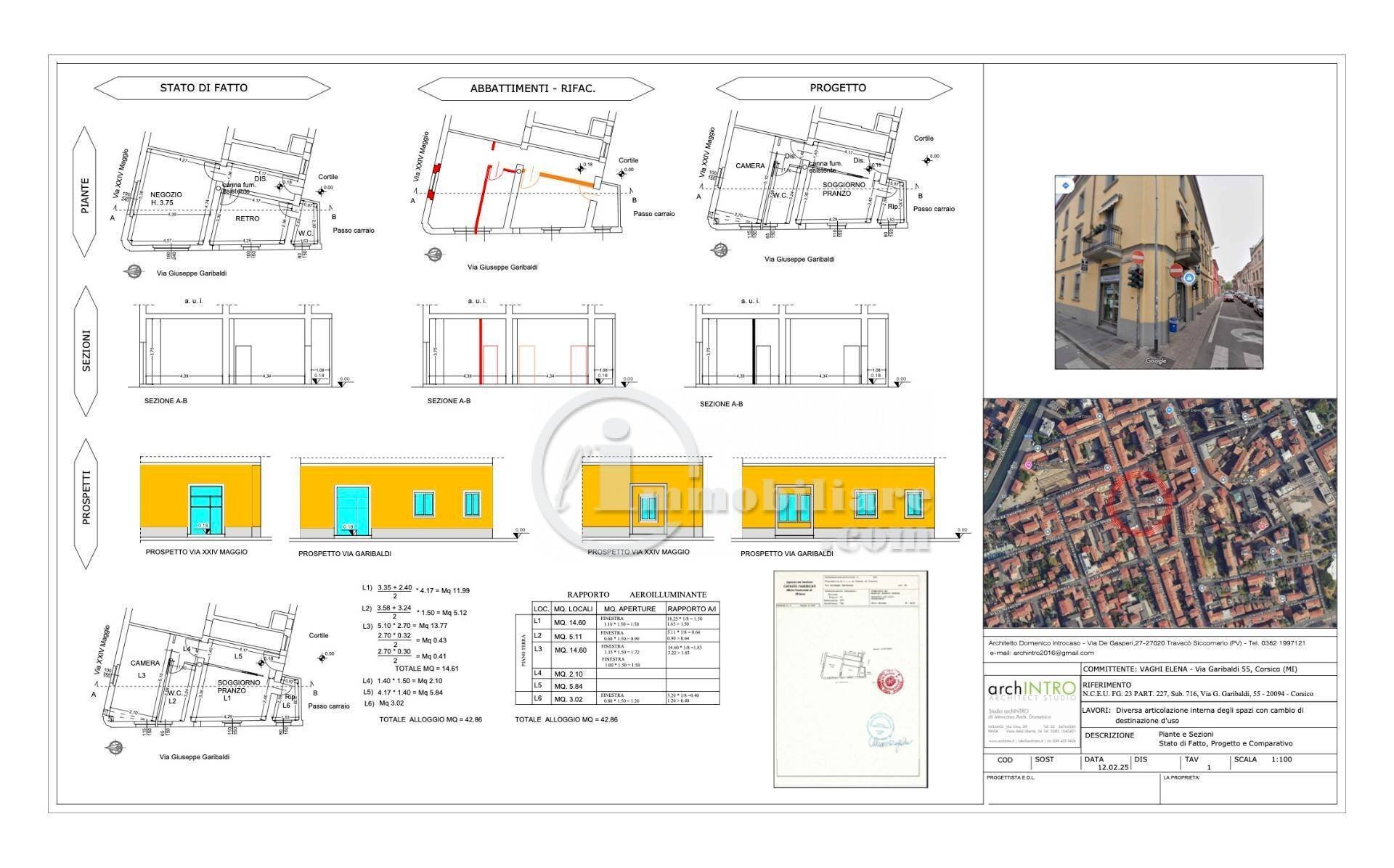 Foto 3 - Two-room apartment Via Giuseppe Garibaldi
 
55, Corsico - photo 3