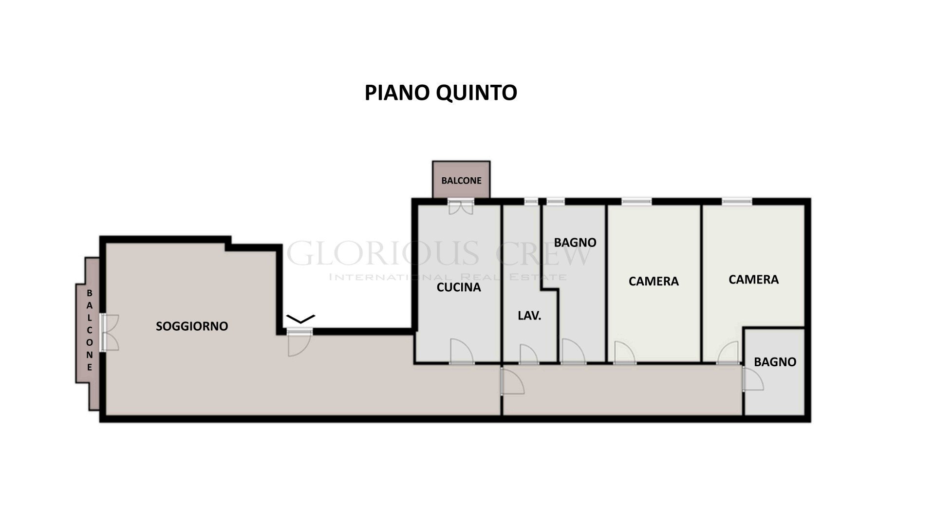Foto 18 - Three-room apartment Viale Cirene, Milano - floor plans 1