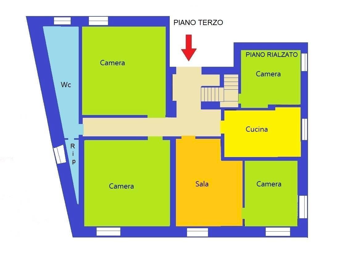 Foto 26 - Appartamento Via Sapello, Genova - planimetria 1