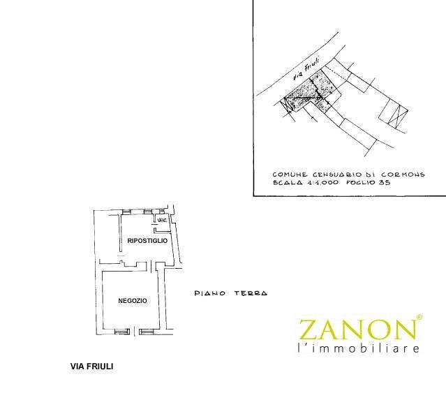 Foto 9 - Locale Commerciale Via Friuli, Cormons - planimetria 1