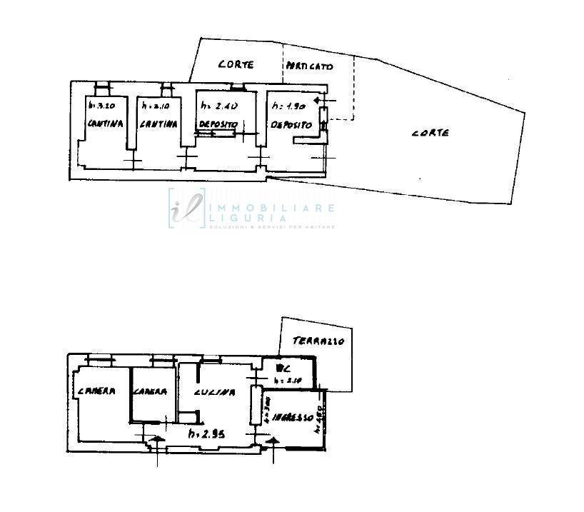 Foto 45 - Rustico Frazione Ubaga Villa, Borghetto d'Arroscia - planimetria 1
