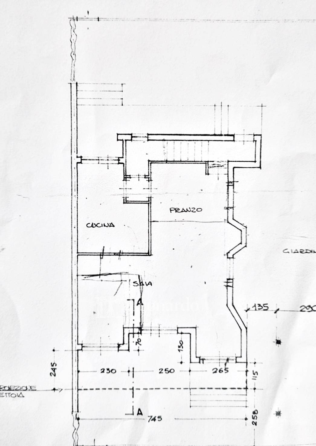 Foto 35 - Casa semi indipendente via Tonfano, Pietrasanta - planimetria 1