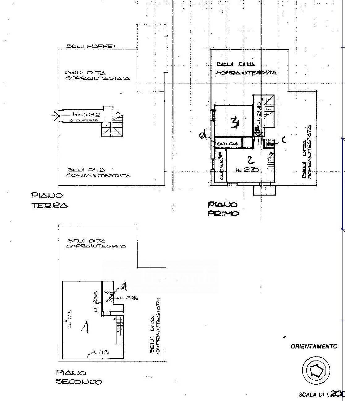 Foto 22 - Quadrilocale via Zanardelli, Viareggio - planimetria 1