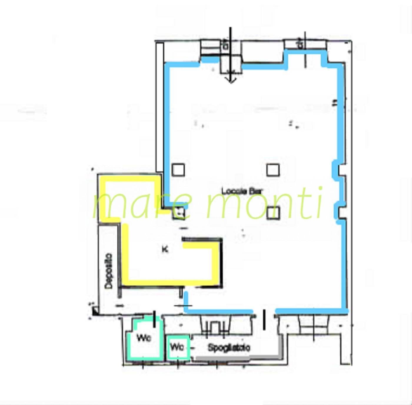 Foto 2 - Shop via sauro, Savona - floor plans 1