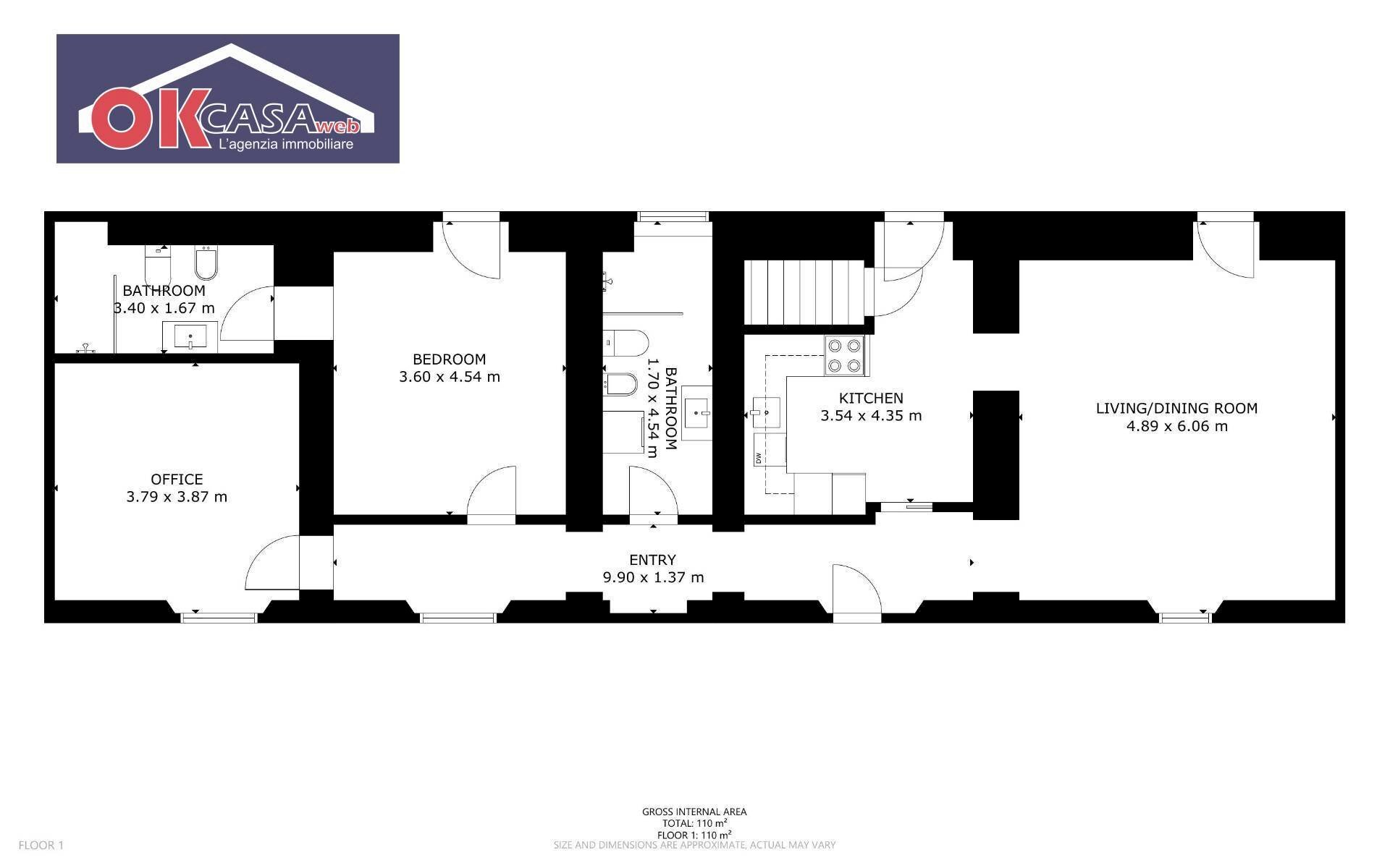 Foto 36 - Casa indipendente Via San Polo, Monfalcone - planimetria 1