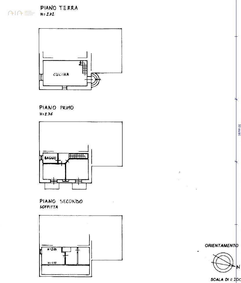 Foto 25 - Casa indipendente Fraz. Casale, Comunanza - planimetria 1
