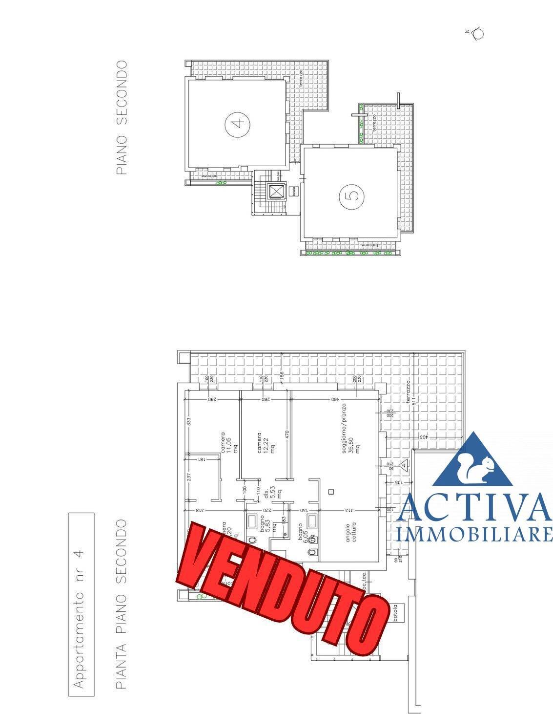 Foto 27 - Four-room apartment Via San Luigi
 
100, Marnate - floor plans 1