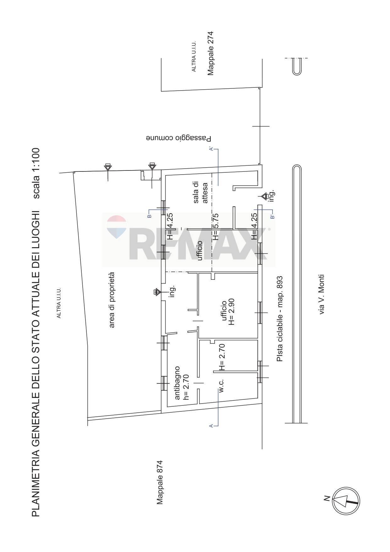 Pianta 2D - Ufficio Via Vincenzo Monti
 
52, Rho - planimetria 1