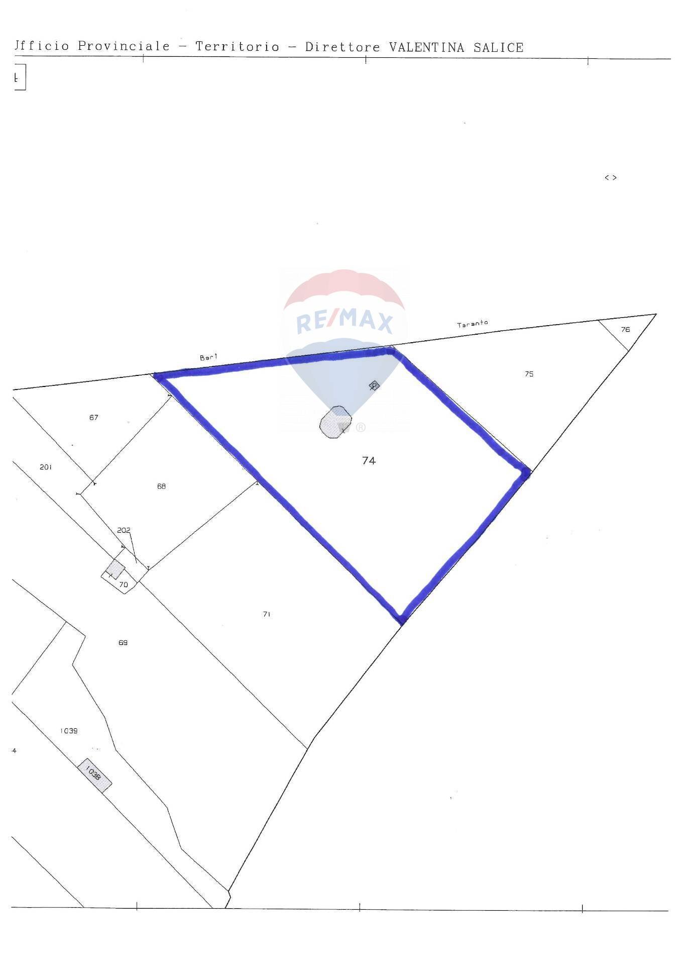 Pianta 2D - Terreno edificabile Strada Santa Caterina snc, Bari - foto 2