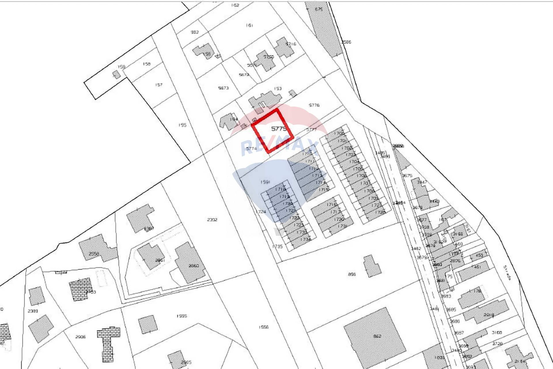 Pianta 2D - Terreno edificabile Via Tommaso Natale
 
147, Palermo - foto 2