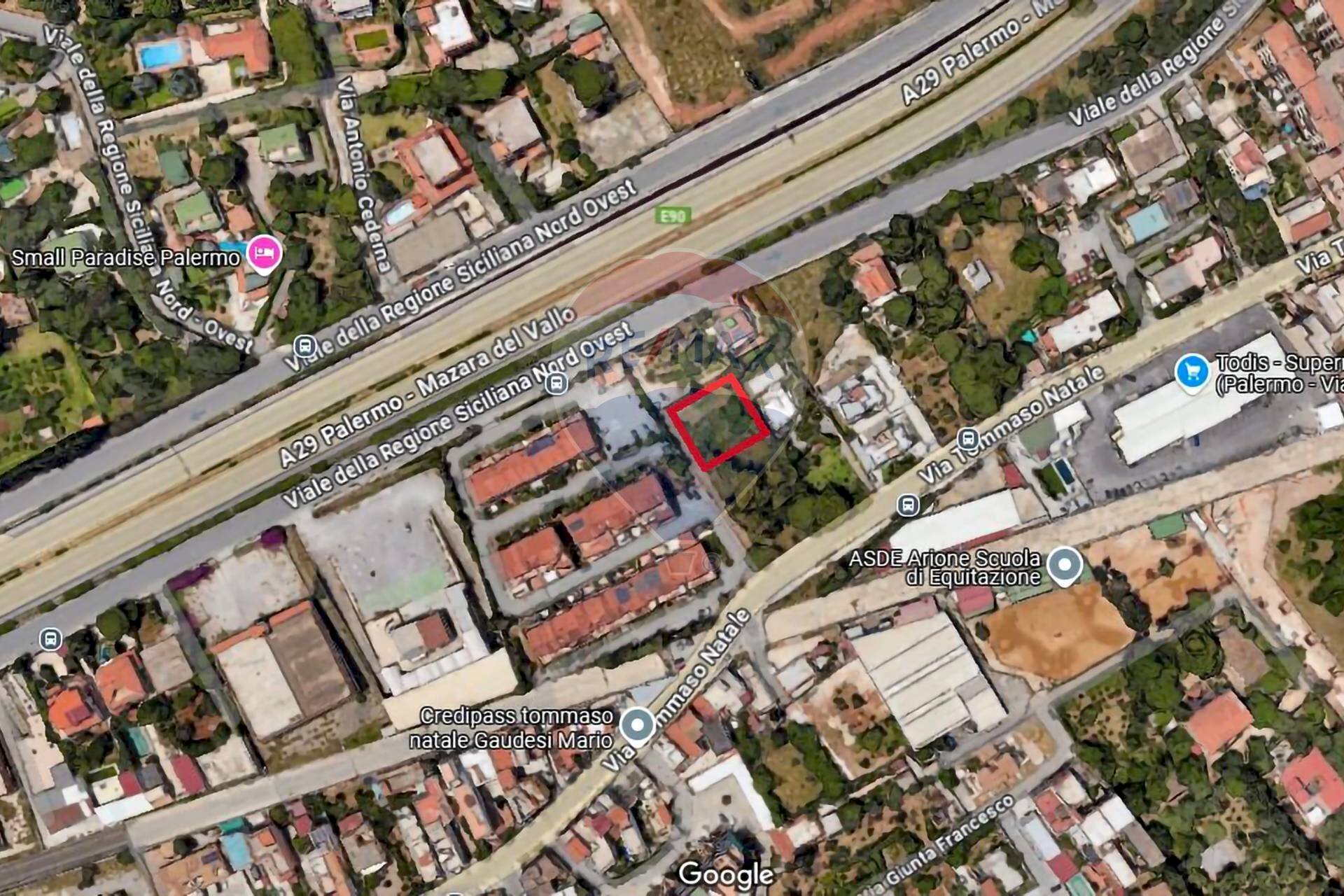 Posizione della mappa - Terreno edificabile Via Tommaso Natale
 
147, Palermo - foto 1