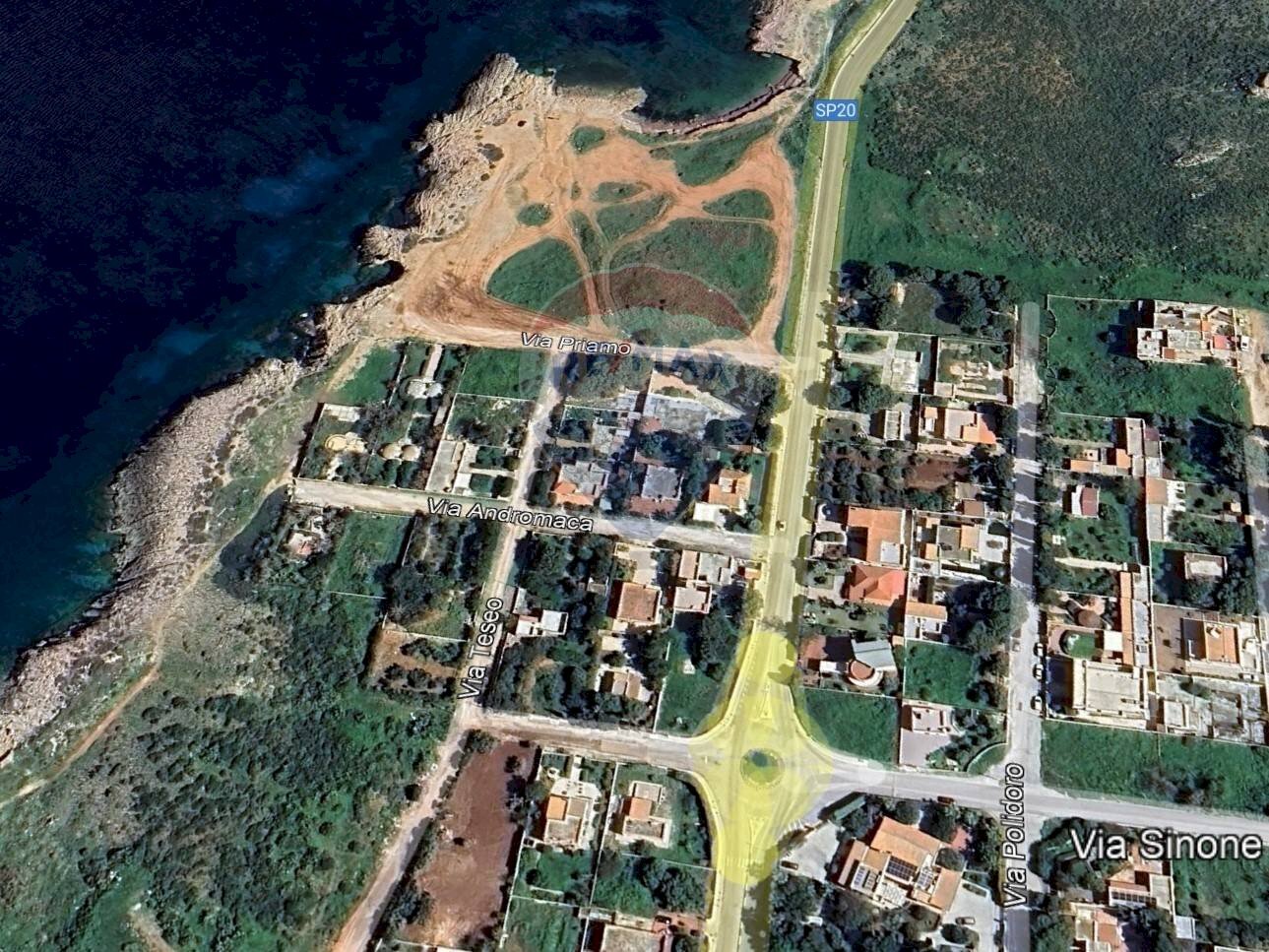 Posizione della mappa - Terreno edificabile Via Polidoro, Erice - planimetria 1