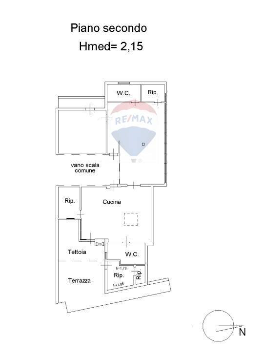 Pianta 2D - Attico Stradale Cravone
 
139, Catania - planimetria 1