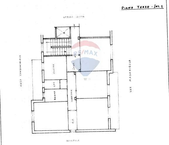 Pianta 2D - Appartamento Via Masaniello
 
13, Catania - planimetria 1