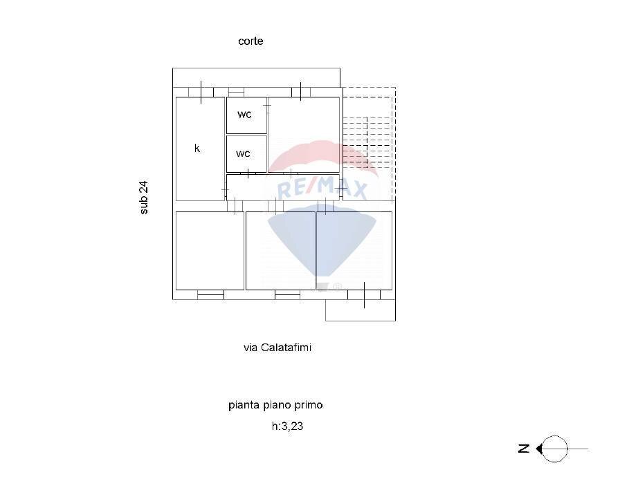 Pianta 2D - Appartamento Via Calatafimi
 
9, Catania - planimetria 1