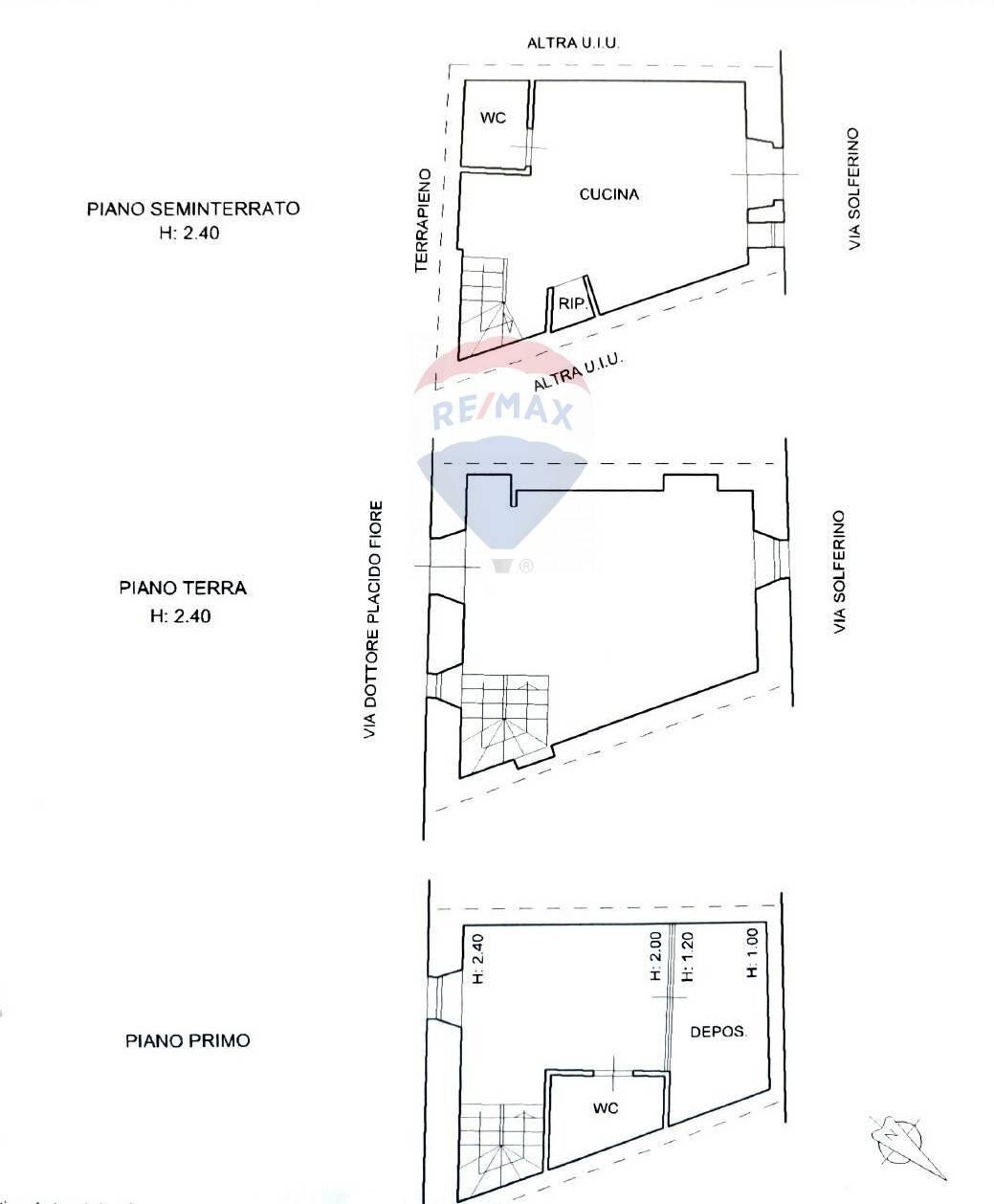 Pianta 2D - Casa indipendente Via Placido Fiore
 
21, Montalbano Elicona - planimetria 1