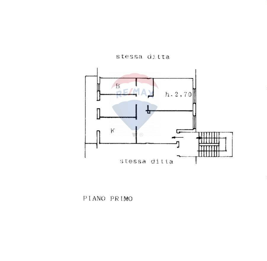 Pianta 2D - Trilocale Bibbona - planimetria 1