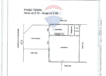 Pianta 2D - Laboratorio SR 312 CASTRENZE
 
snc, Montalto di Castro - foto 4