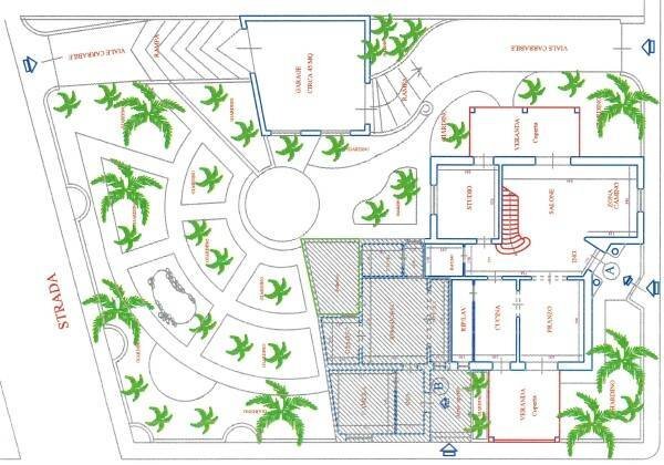 Foto 61 - Villa Via V. Bellini, Torricella - planimetria 1