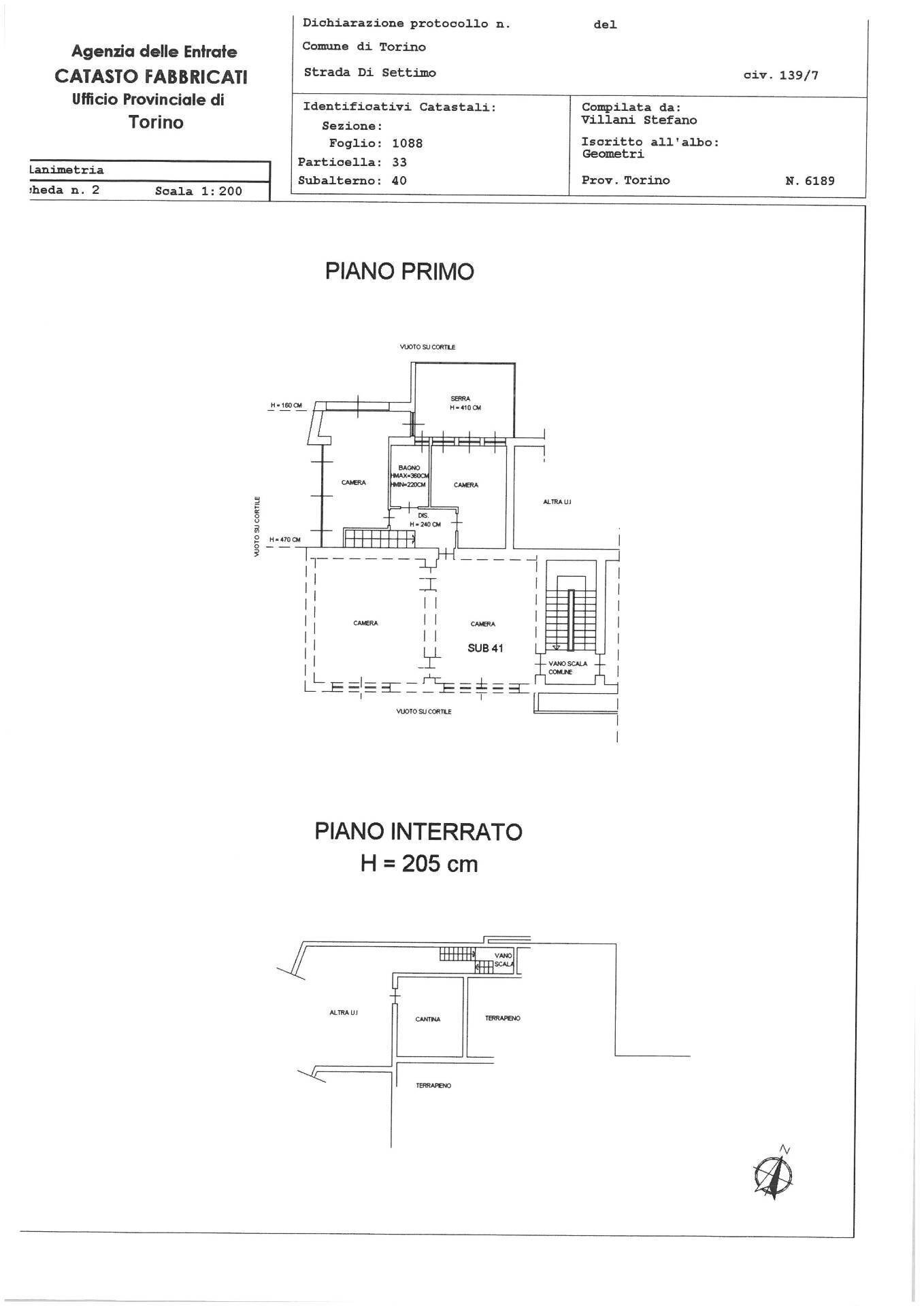 Foto 57 - Semi-detached house Strada Di Settimo
 
139/7, Torino - floor plans 1
