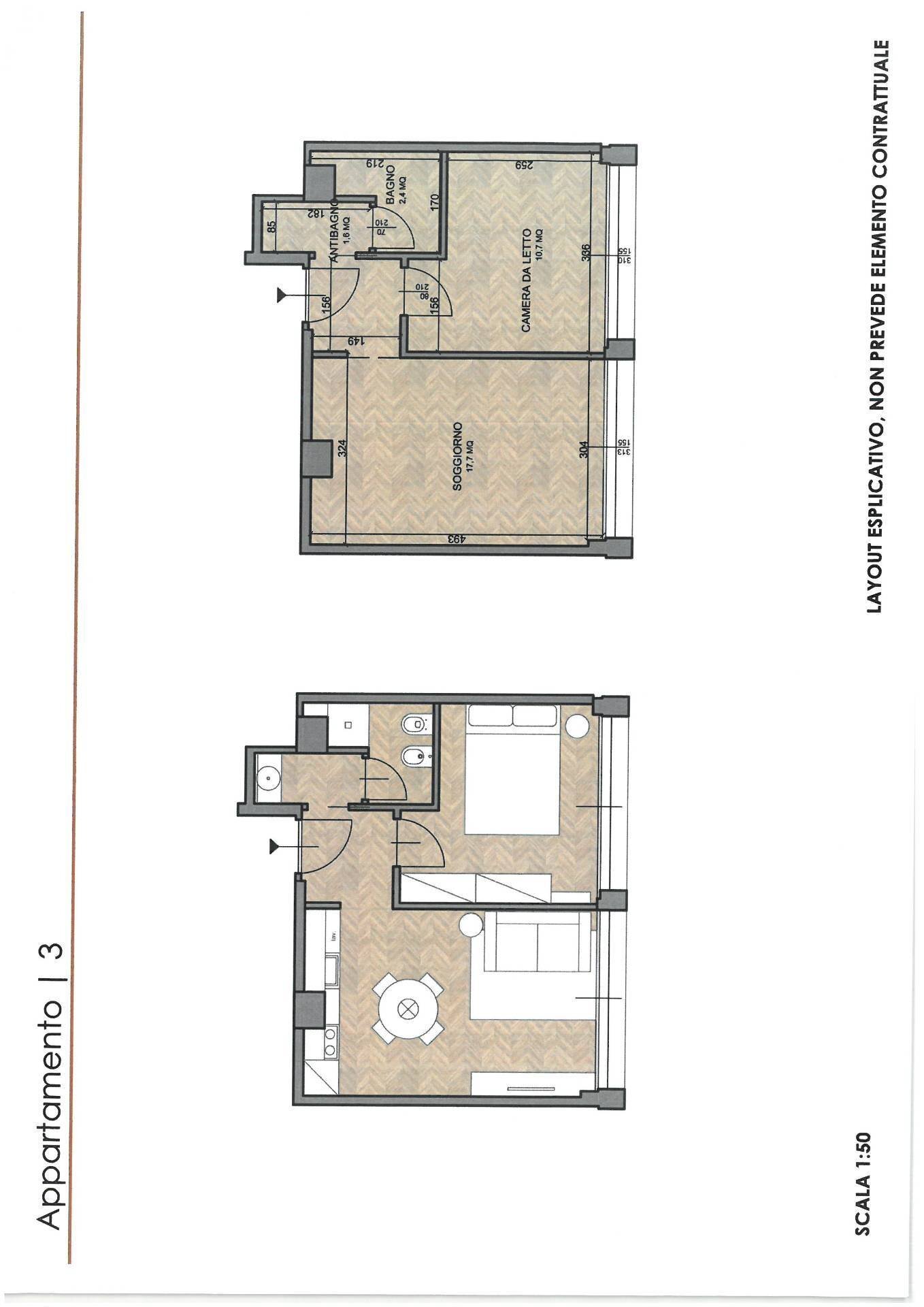 Foto 2 - Two-room apartment VIA PANTANO
 
15, Milano - floor plans 1