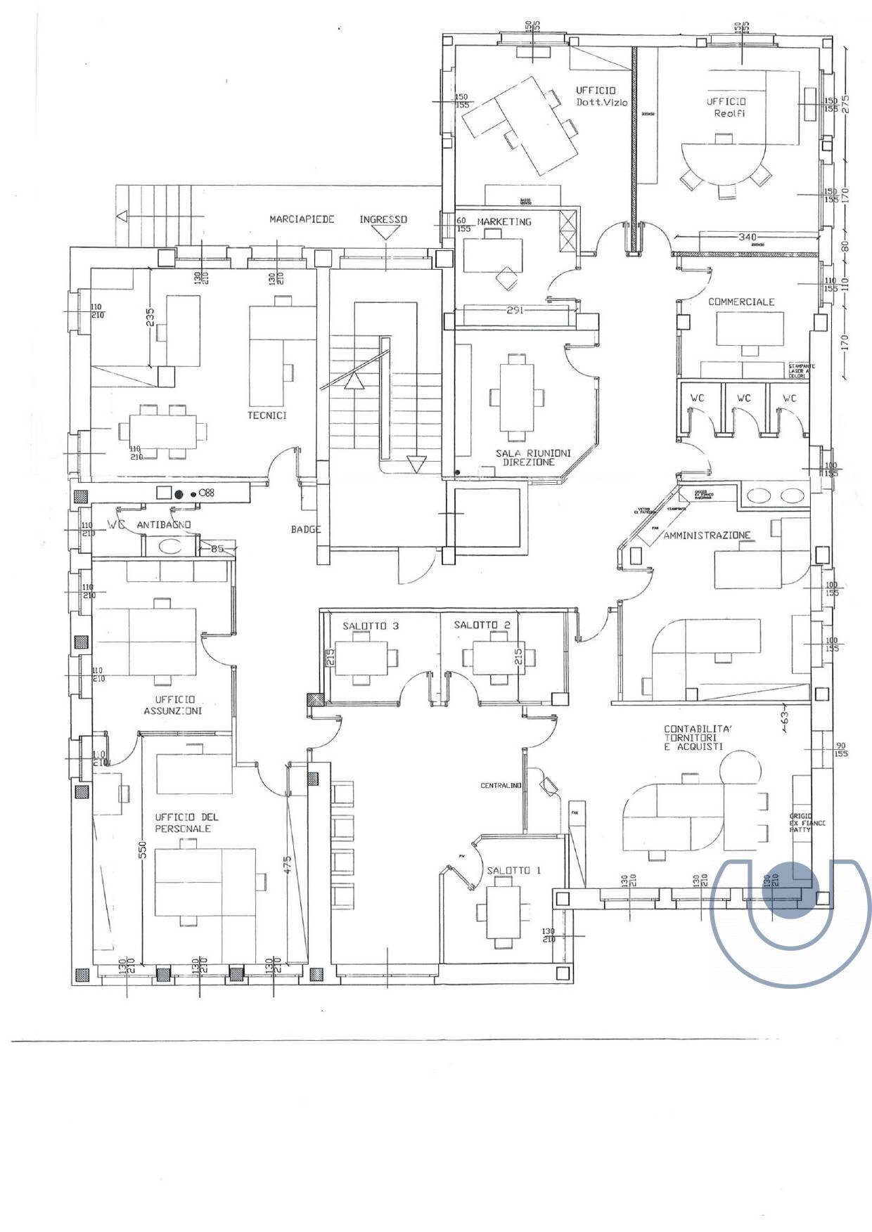 Foto 59 - Stabile - Palazzo Corso Moncalieri, Torino - planimetria 1